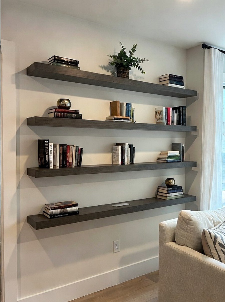 Before empty wall