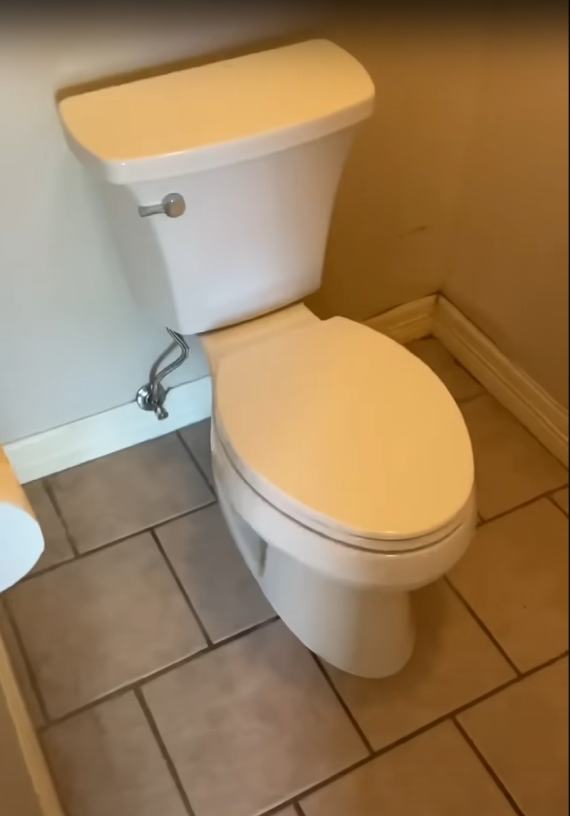 Before bathroom vanity
